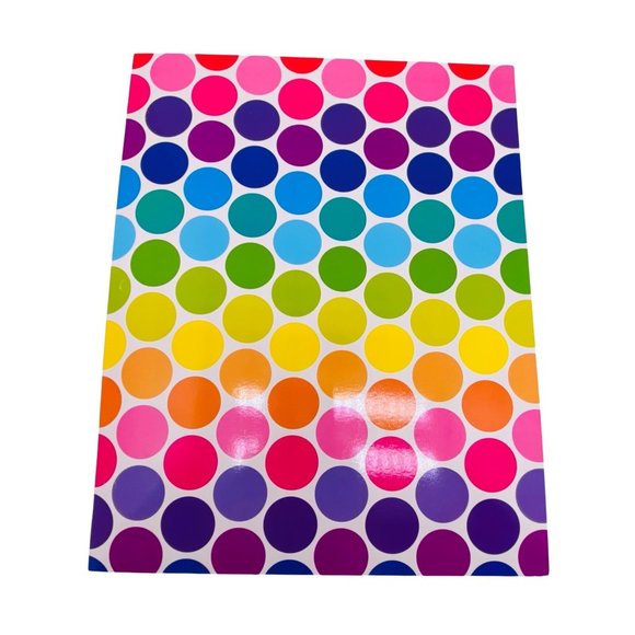 COPY - Lisa Frank Queen of Color NOS 2 pocket School Folders Portfolio - Picture 13 of 15